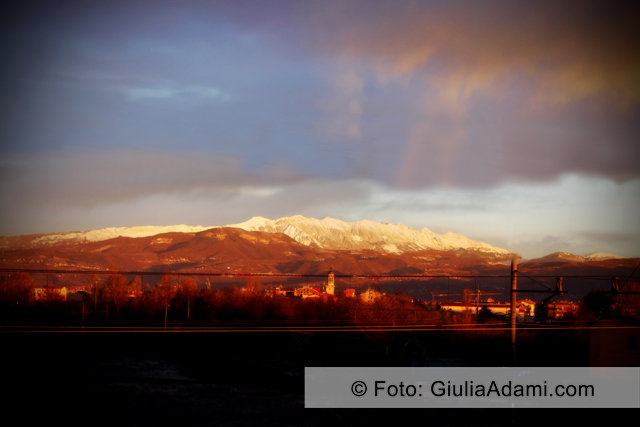Foto Panorama Monte Baldo Innevato