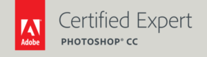 Badge Adobe Expert Photoshop CC