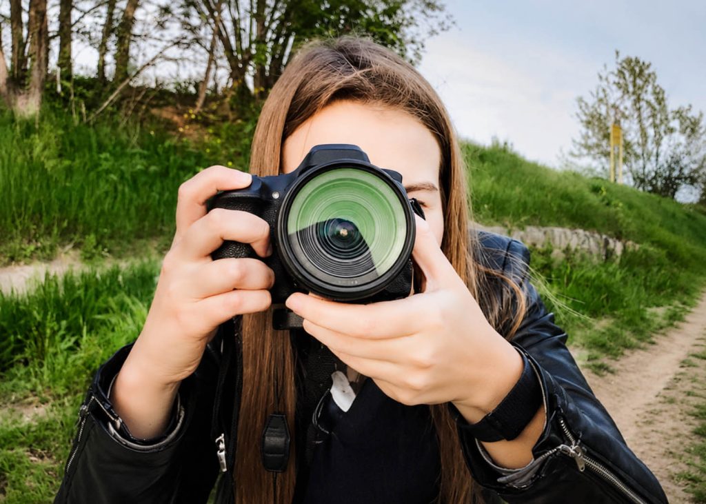 Esercitazione pratica durante il corso di fotografia